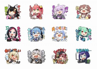 ホロライブが初の公式LINEスタンプリリース決定、イラストレーターは吉田音さん