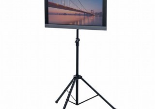 サンワサプライ、搬入や設置・折りたたみ収納が簡単な「三脚式モニタースタンド」発売