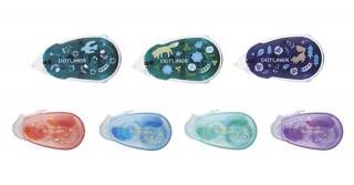 コクヨ、テープのり「ドットライナー」シリーズより北欧テイスト柄とジェルネイル柄を発売