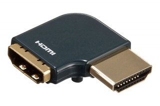 サンワサプライ、HDMIケーブルの配線に便利なL字型アダプタを発売