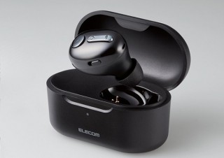 エレコム、充電ケース付きBluetoothヘッドセットの片耳タイプのモデルを発売