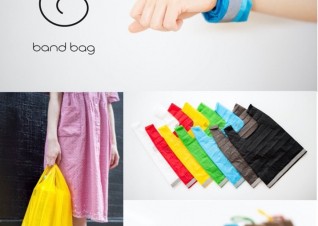 スペース、手首に巻くと夜間の安全を守れる反射テープ付きエコバッグ「bandbag」を発売