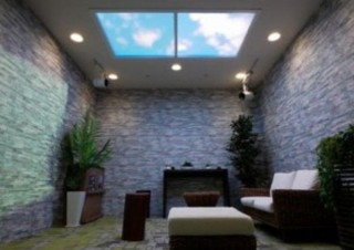 パナソニック、天井に設置して青空や揺れる木々などを映せる「天窓Vision」を発売へ