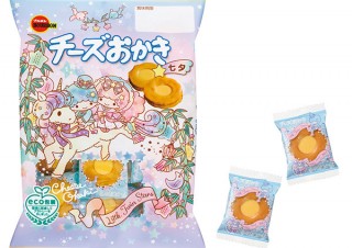 ブルボン、キキ＆ララが織姫と彦星になったパッケージデザインの「チーズおかき七夕」を発売