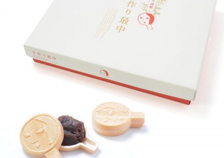 よーじや、手鏡型の最中「よーじや謹製 手作り最中」としてリニューアル発売