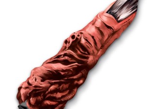 ADATA、「呪術廻戦」とコラボした両面宿儺の指を再現したUSBメモリを発売