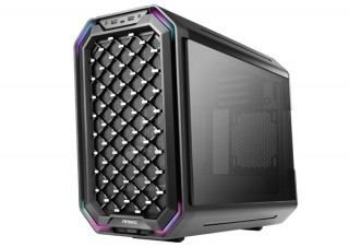 Antec、フロントパネルを2種類から選べる倒立式キューブPCケースを発売