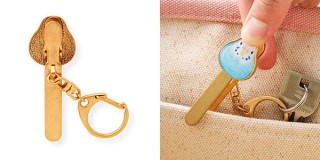 フェリシモ、ぽってり姿のインコと上品なゴールドカラーで大人かわいいキークリップを発売
