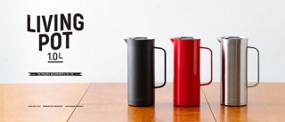ピーコック魔法瓶、栓とパッキンのみのシンプル構造を採用した「リビングポット」を発売