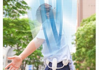 風が腰から上半身へと吹き抜ける、涼感アイテム「W腰ベルトマッパファン」発売