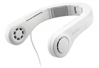 京セラ、ペルチェ素子を搭載したウェアラブル型モバイルネッククーラーを発売