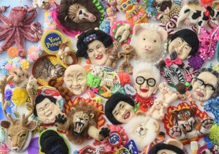 手芸作家としても活躍する光浦靖子さんの「私が作って私がときめく自家発電ブローチ展」