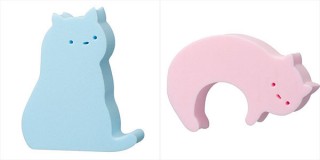 ヴィレヴァン、もっちり柔らかなネコ型「吸水アニマルスポンジ」を発売