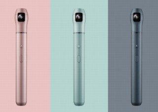 ベクノス、超スリムなペン型360度カメラ「IQUI［イクイ］」に3色の新色追加