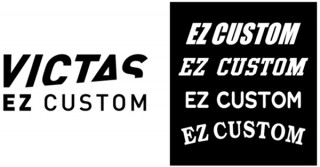 オリジナルウェア制作サービスの「VICTAS EZ CUSTOM」に4種類の新フォントが追加