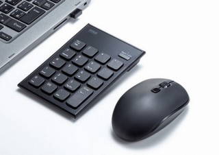 1つのレシーバーで両方とも接続できる「テンキー&マウスセット」発売