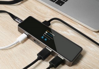 接続デバイスの情報をディスプレイで確認できるUSB-Cハブ「Visual Dock」