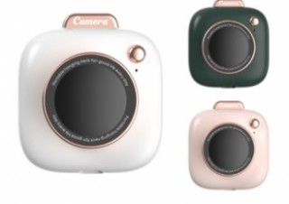 アイキューラボ、小型カメラの形をしたポータブルファンを発売