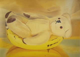 リズミカルな音を奏でるようなデザインの会場で楽しめる画家の今井麗氏の個展「MELODY」