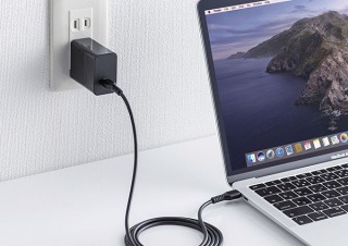 サンワサプライ、USB PD対応のAC充電器「ACA-PD80BK」を発売