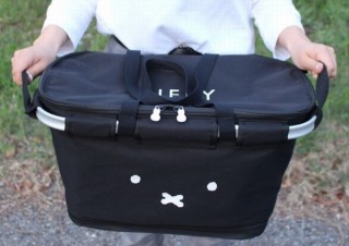 ヴィレヴァン、ミッフィーデザインの大容量「保冷カゴバッグ」を発売