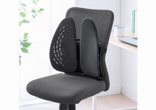 椅子に取り付けて腰への負担を軽減できる「ランバーサポート」、サンワサプライから