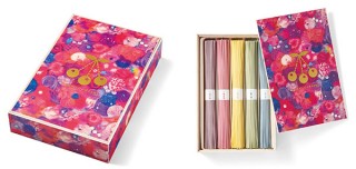 フェリシモ、カラフルで伝統的な手延べ式そうめん「5つの味のカワイイ 三輪そうめん」