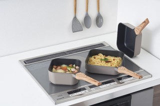 ドウシシャ、SNSで話題の四角いフライパンより限定色グレージュを発売