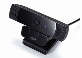 サンワサプライ、左右の音を自然に拾いビデオ会議に最適な「WEBカメラ」