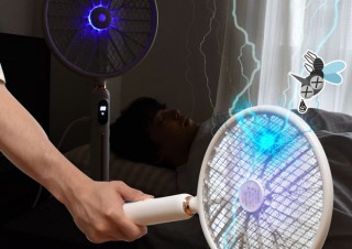 サンコー、誘蛾灯モードを搭載したUSB充電式のカウンター表示機能付き電撃ラケットを発売