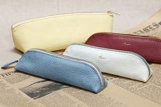 鹿革のやさしい柔らかさが心地よい「thaw(ソー)」の本革ペンケース