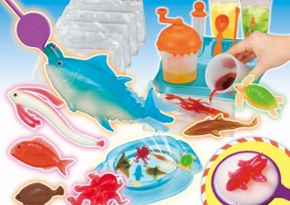 メガハウス、ダイオウイカグミや食品サンプル風グミが作れる「グミップルラボ」新商品