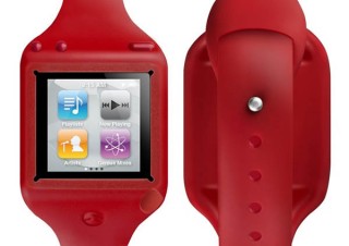 プレアデス、エラストマー素材を採用した右利き左利き両対応のウォッチストラップ型iPod nanoケース