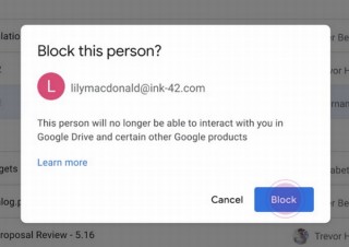Googleドライブ、ツール悪用やスパム、嫌がらせ防止のためのブロック機能搭載