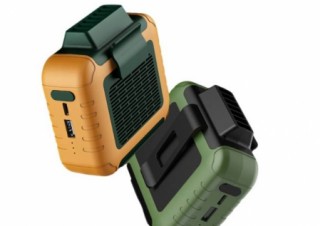 アイキューラボ、衣類の中に風を送る「腰掛け扇風機」を発売