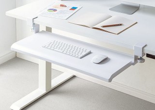 サンワサプライ、クランプ取り付け可能な「キーボードスライダー」を発売