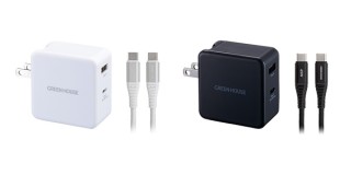 グリーンハウス、断線に強いType-Cケーブルが付属するAC充電器「GH-ACU2GAシリーズ」を発売