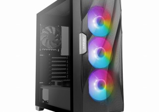 Antec、ARGBファンを3基搭載した強化ガラス仕様のミドルタワーPCケースを発売
