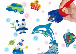 メガハウス、描いたものが立体になるペンにコンパクトサイズを新発売