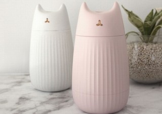 ねこ耳加湿器が卓上に潤いをもたらす「ネコ加湿器　ジュエルタイム」発売
