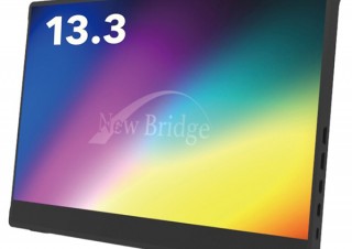 KEIYO、Type-C接続も可能な13.3型のモバイルディスプレイ「NB-S133BK」を発売