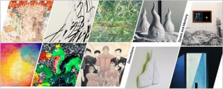 7名の新人作家それぞれが手掛けた個性的な作品を鑑賞できるグループ展「Dimensions」