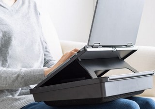 ひざ上でパソコン、読書、食事もできる「ひざ上テーブル」発売、サンワサプライから