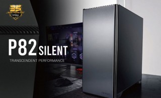 Antec、両サイドに静音パネルを搭載したミドルタワーPCケース「P82 Silent」を発売