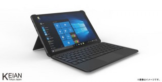 恵安、10.5型のIPSパネルを搭載した2in1タブレットPCを発売