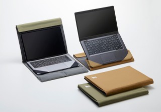 キングジム、スタンドとしても活用できるノートパソコン用カバー「ネスティ」を発売