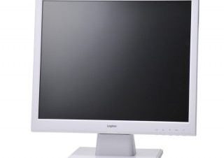 ロジテック、硬化ガラス製保護フィルタを備えた17型液晶ディスプレイ
