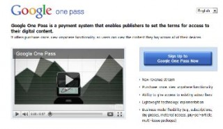 Google、Appleに対抗し出版社向けコンテンツ決済サービス「One Pass」発表