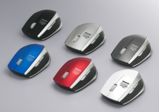 バッファローコクヨ、BlueLEDセンサー搭載USBワイヤレスマウス