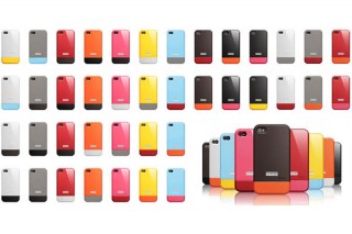 アクト・ツー、カラーは11色、色違いの組み合わせもできるiPhoneケース 